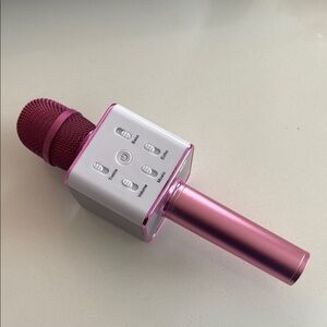 Wireless Pink Karaoke Microphone
